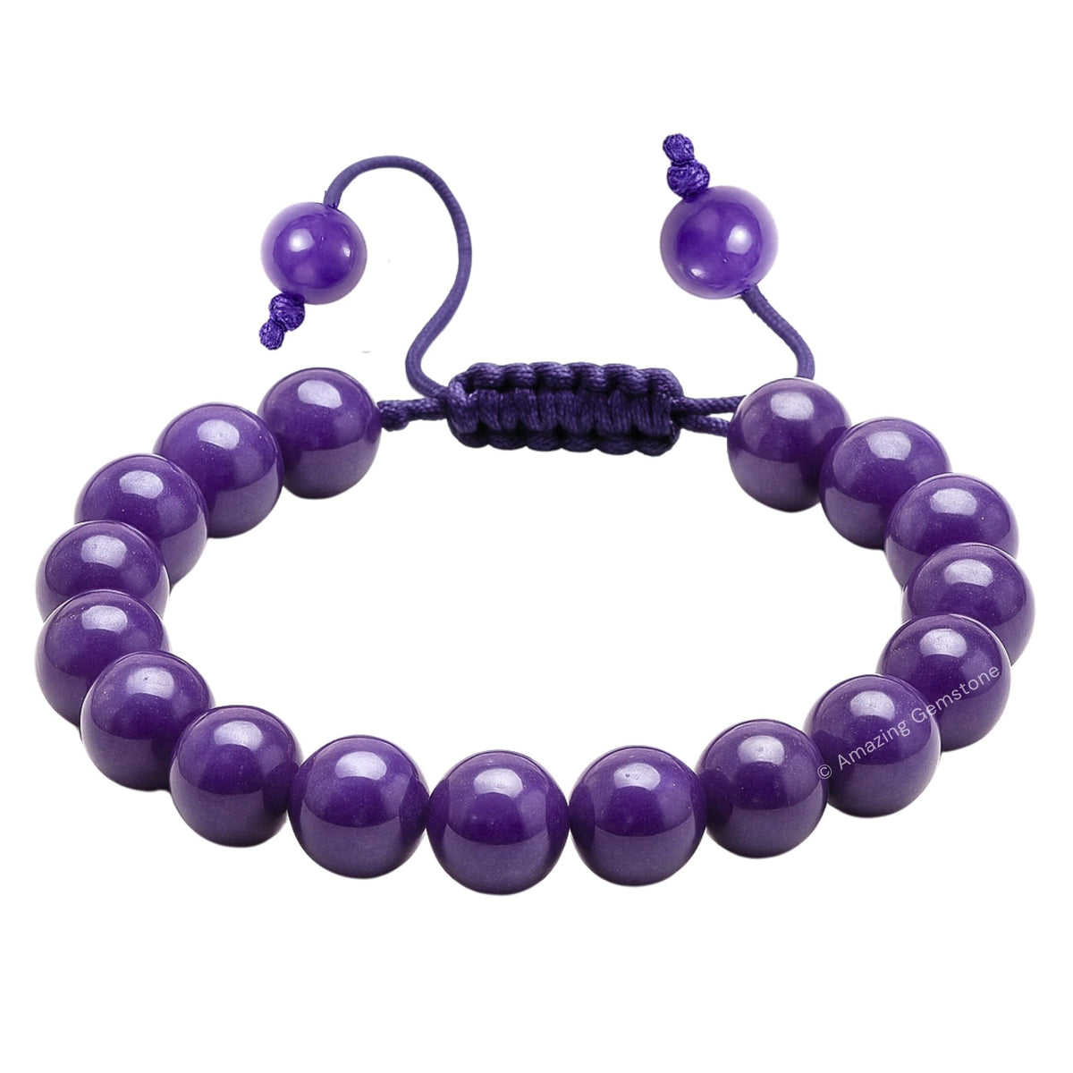 Amazing Gemstone Phosphodorite Bracelet for Women Men's Gifts - Protection Healing Crystal Bracelet - 8mm Beaded Adjustable Bracelet Pulseras Para Hombres Mujer Stocking Stuffers