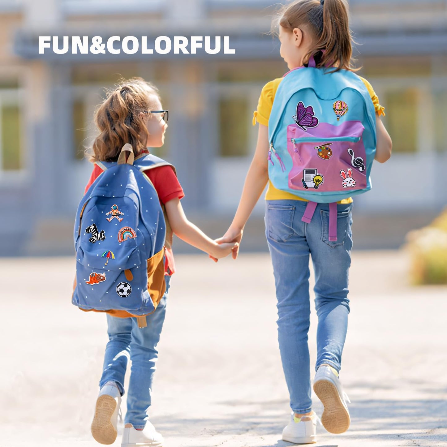 Solasocool Embroidered Iron on Patches Applique 70pcs Assorted Styles Iron on/Sew on Patch for Clothes Hats Backpacks Fabric Cute Embroidery Patches for Clothing Jeans Jackets DIY Accessories