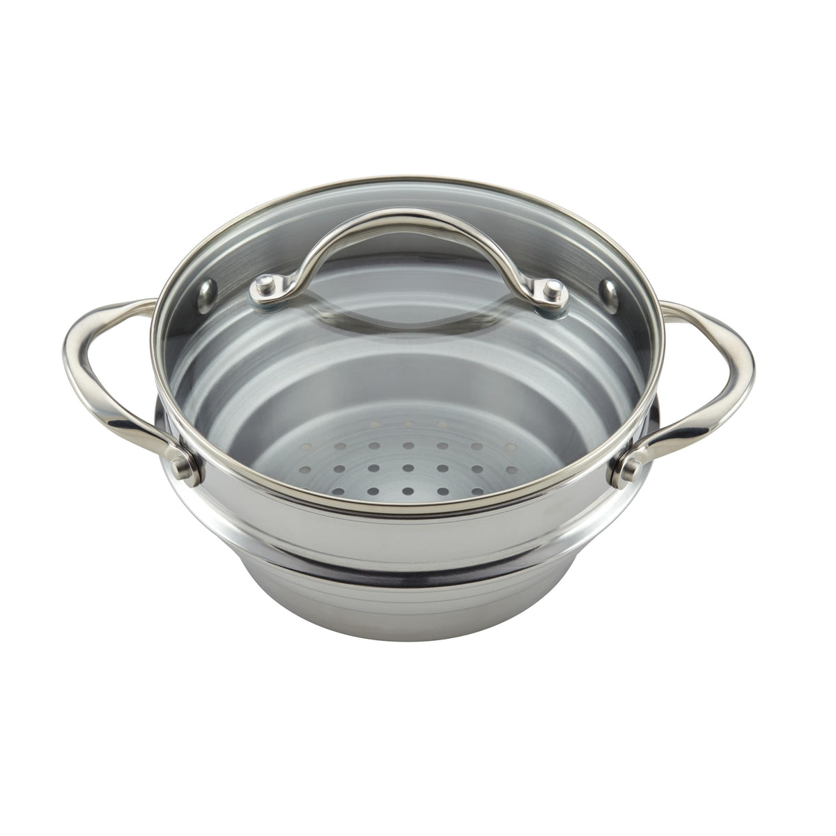 Anolon Classic Stainless Steel Universal Covered Steamer Insert