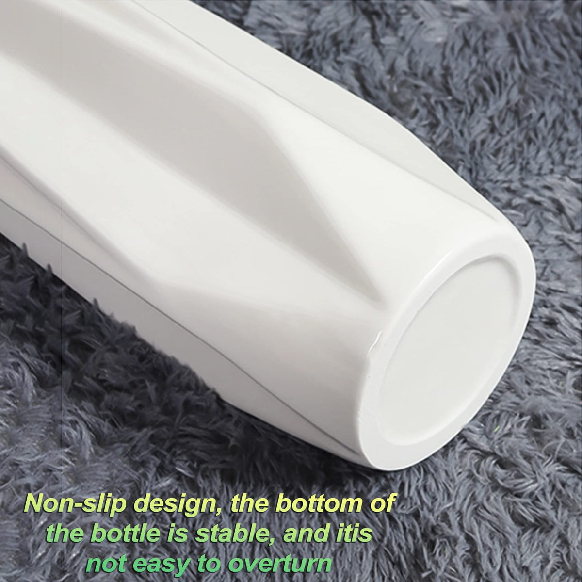 FKTHYO Floor vase Ceramic Vase,Decorative Large,Floor, Large Floor Vase,White Ceramic Vase,Handcrafted,Sophisticated Vessel for Decorative Branches and Dried Flowers (White 45cm)