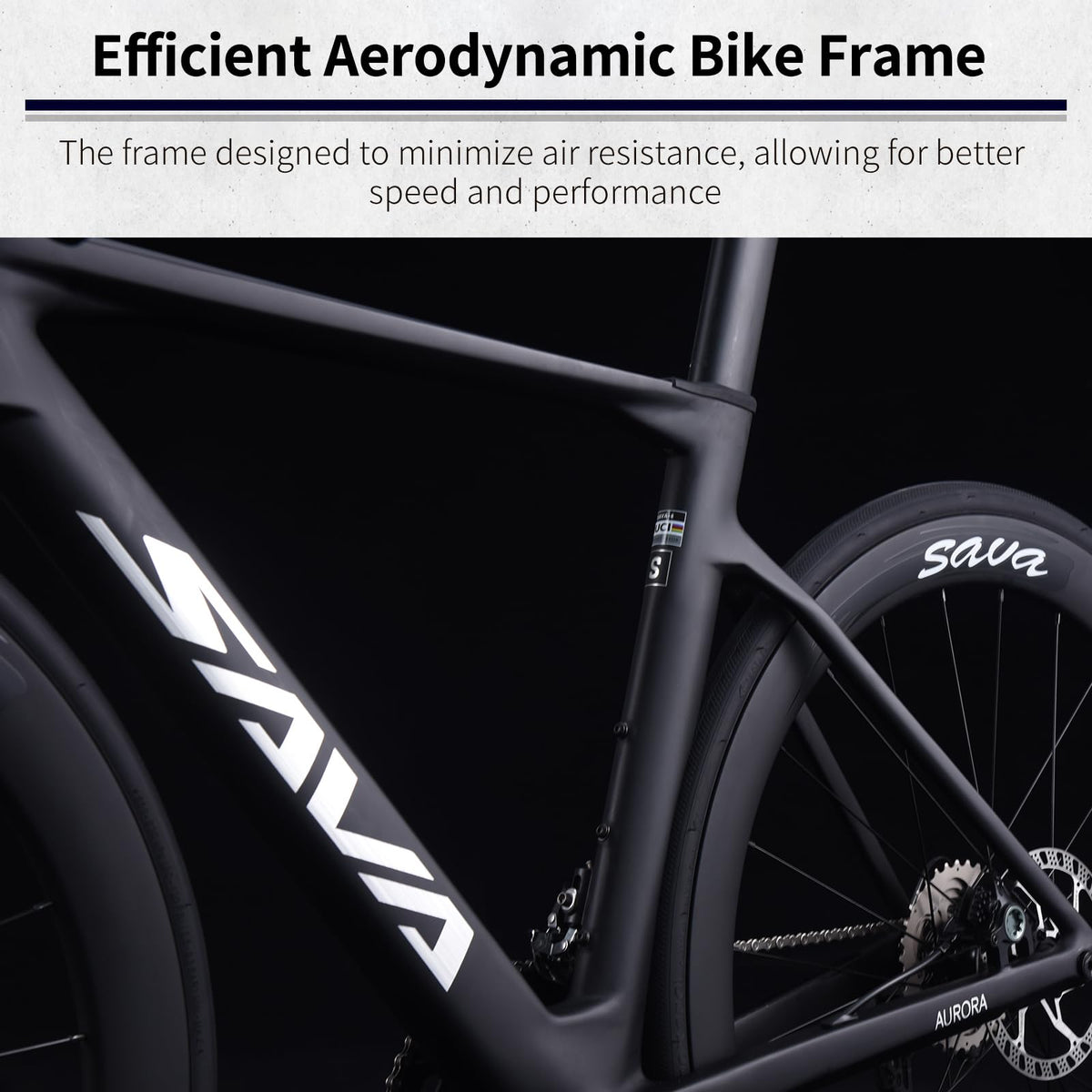 SAVADECK A7L Carbon Road Bike, T800 Carbon Fiber Frame 700C Racing Bicycle with Shimano 105 R7100 24 Speed Groupset and Hydraulic Disc Brake, Ultra-Light Carbon Bike for Man and Women(Dark Blue,47cm)