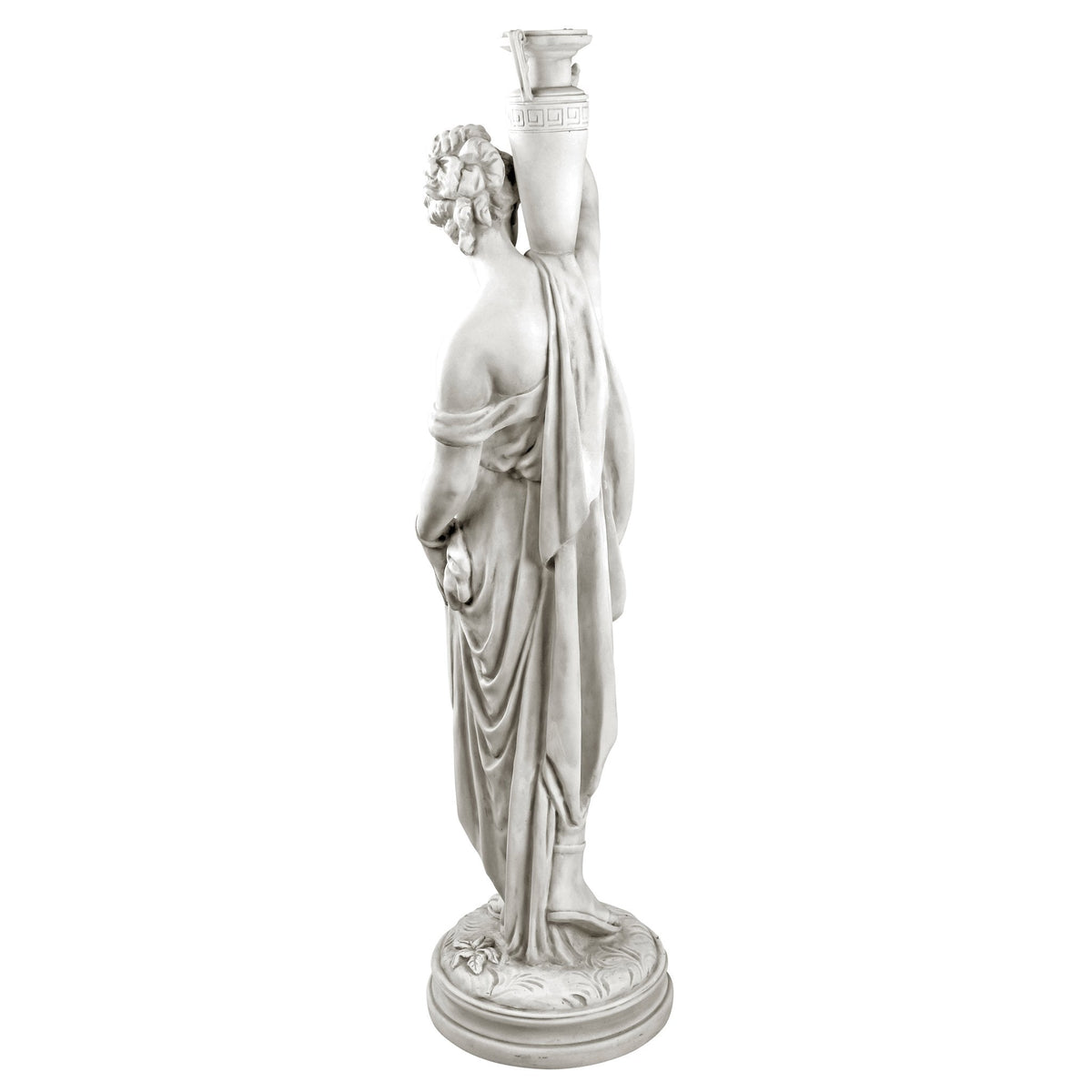 Design Toscano Dione the Divine Greek Water Woman Indoor/Outdoor Garden Statue, Grande, 38 inches tall, Cast Stone Resin, Antique Stone Finish