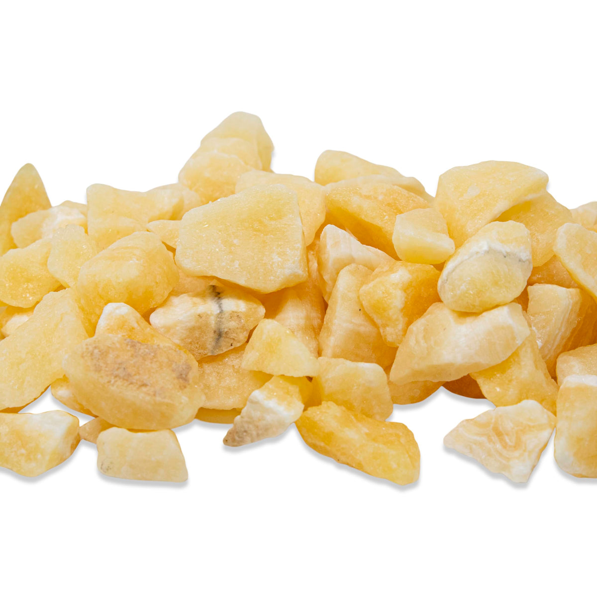 1/2 lb Orange Calcite Rough Stones - Natural Raw Crystals for Tumbling Cabbing Polishing Wire Wrapping Lapidary & Jewelry Making - Fountain Decoration Rocks - Reiki Yoga & Wicca Healing - Bulk Rocks