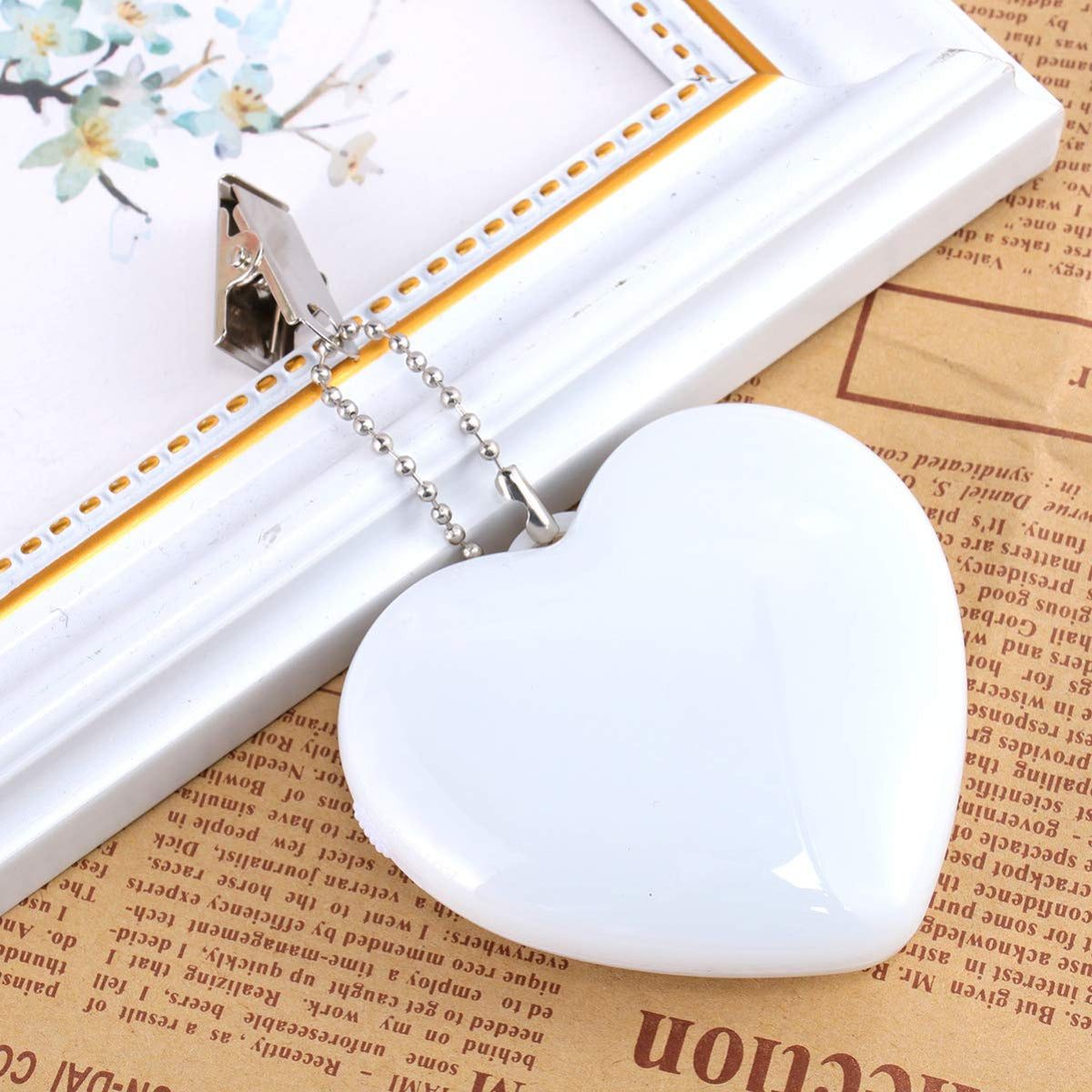 Uonlytech 3pcs Purse Light Handbag Light, Sensor Touch Activated Mini Heart Shape Night Lamp Handbag Purse Lamp for Women & Girls Bag Accessories