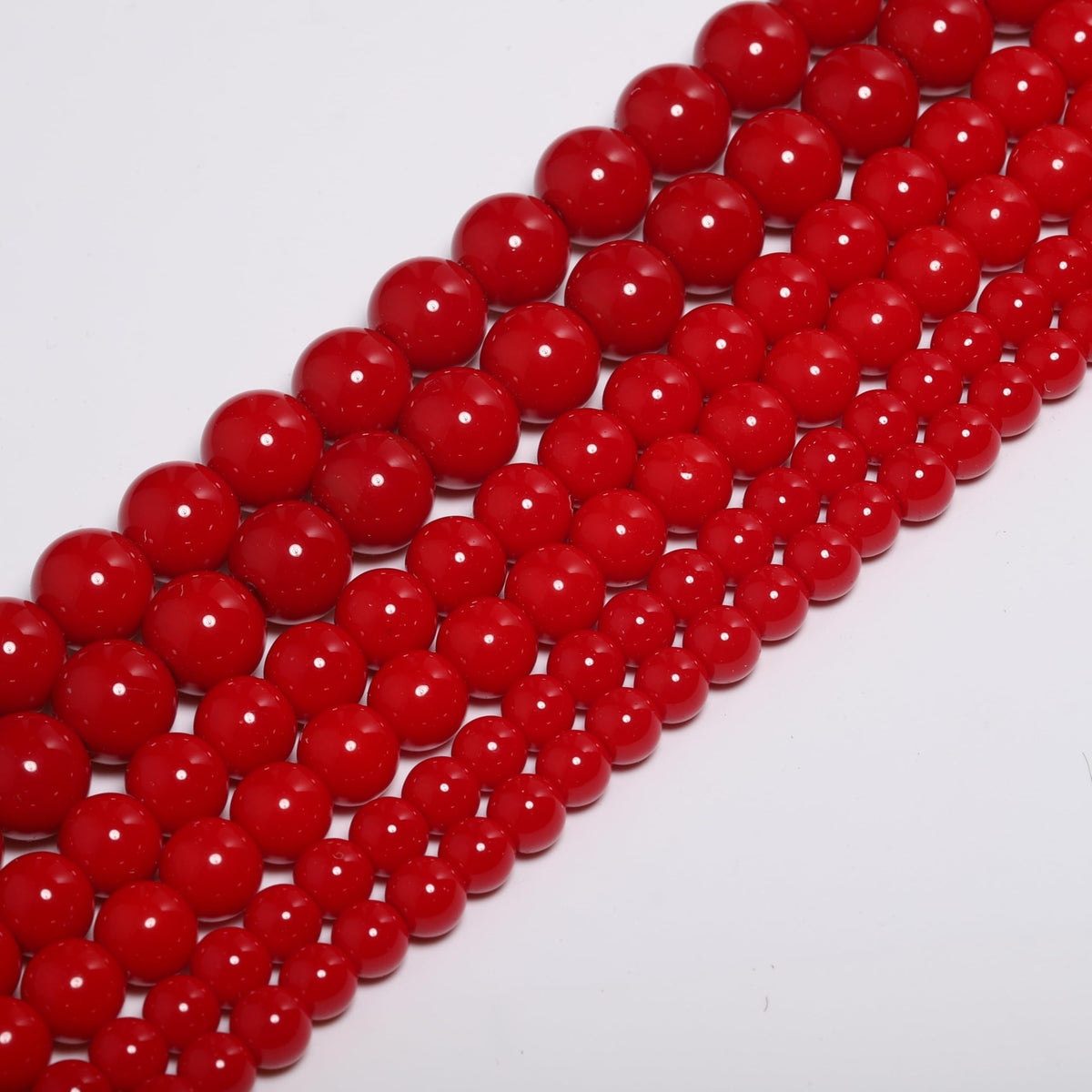 6mm Red Jade Natural Stone Beads Round Loose Beads for Jewelry Making Yochus DIY Beads Bracelet Necklace
