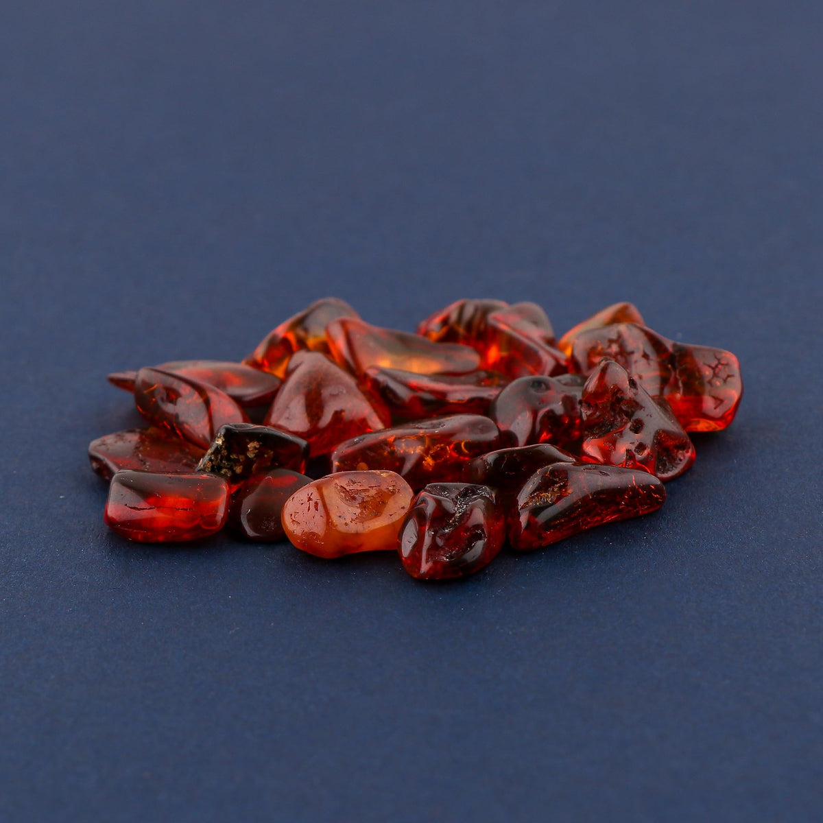 GEMKORA 5pcs, Natural Amber Polished Rough Gemstone, Raw Crystals, Amber Rock, Jewelry Making Supplies, Chakra Healing Crafts & DIY Stone [15-20 mm], AA+