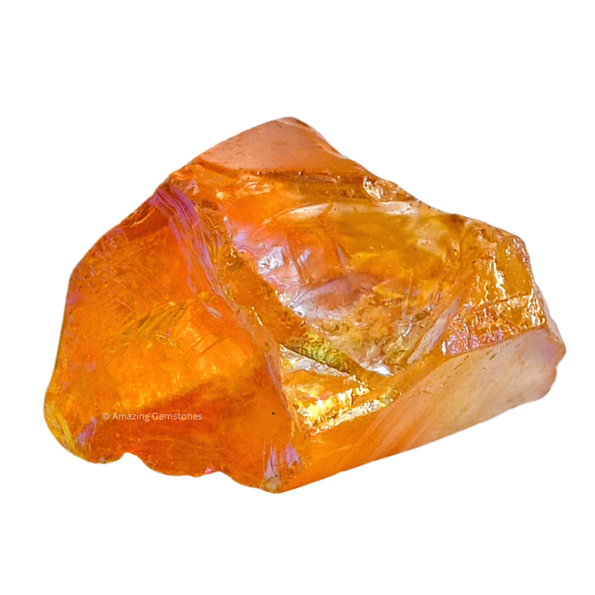 Amazing Gemstone Tangerine Aura Quartz Raw Crystals and Healing Stones, Natural Rocks for Meditation and DIY Raw Stones and Crystals (1 lb)