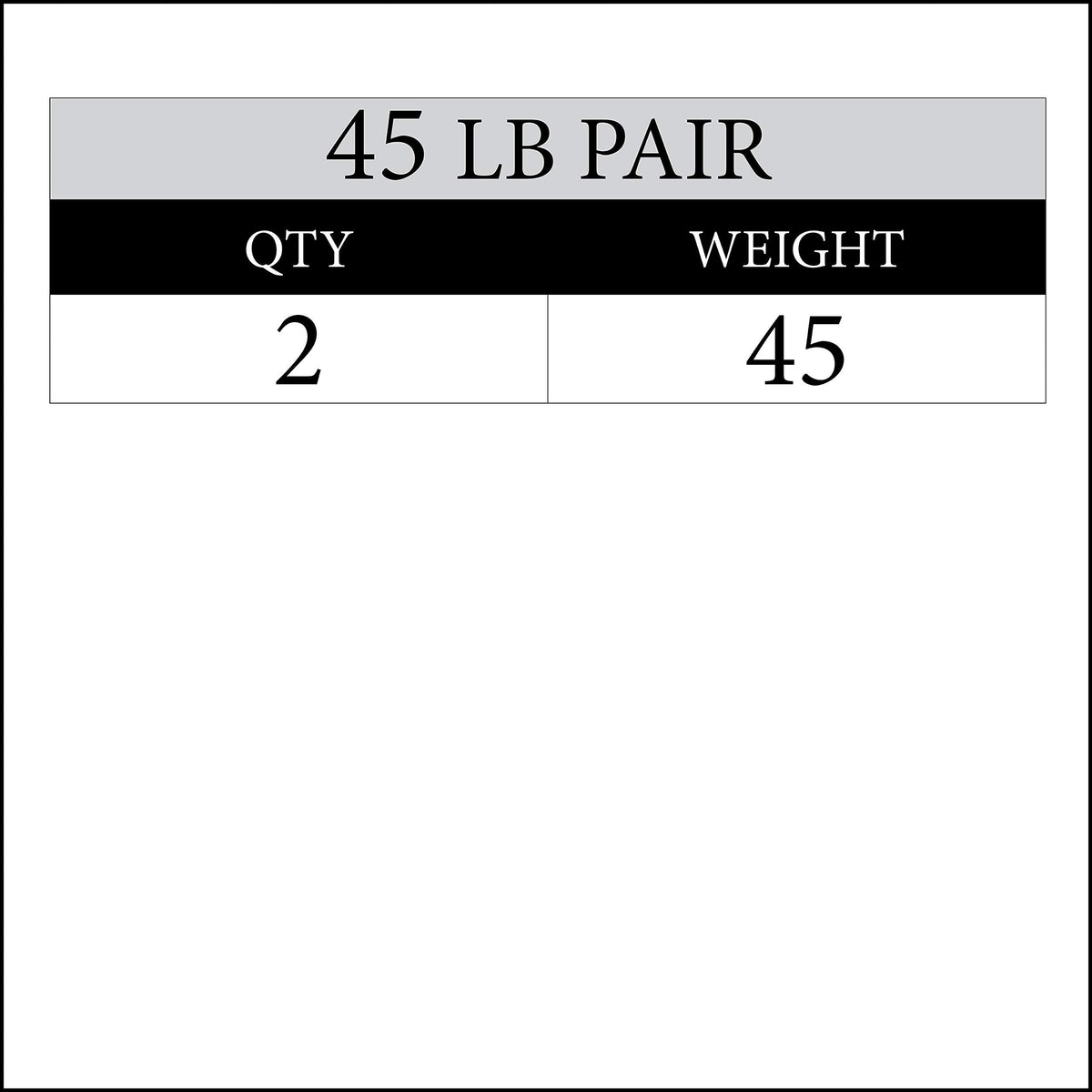 XMARK TEXAS STAR Olympic Weights, 45 lb Pair of Rubber Coated Olympic Weight Plates, Olympic Barbell Weights, Plates for Weight Lifting, Weight Set for Home Gym