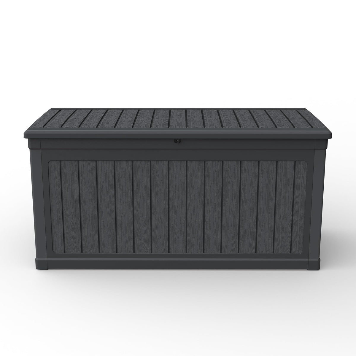 Seeheool 260 Gallon Large Outdoor Storage XXL Deck Box for Patio Furniture, Outdoor Cushions, Garden Tools and Sports/Pools Equipment, Waterproof Resin, Lockable, Black