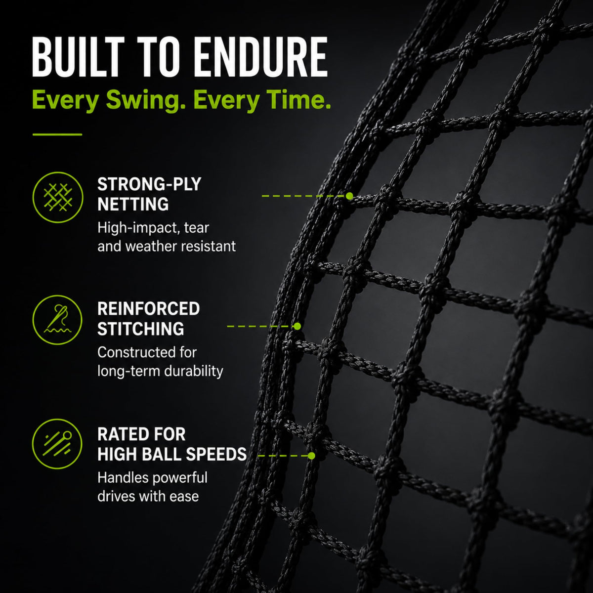 GOLF PAPI Golf Practice Net – 7.5 ft Compact Golf Hitting Net with Steel Frame and Side Net Protection – Indoor & Outdoor Golf Training Net for Backyard, Garage, or Simulator Use