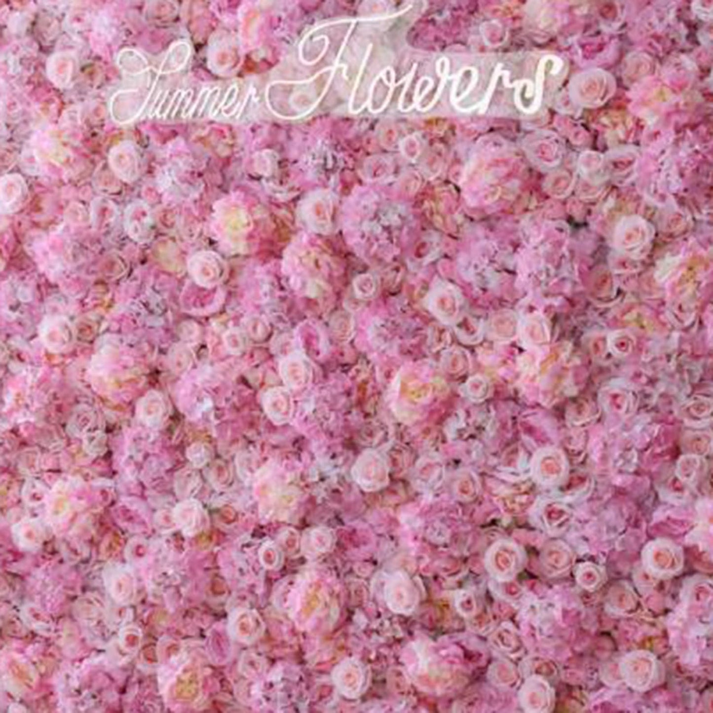 Handmade Pink Hydrangea Wall Large Artificial Flower Wall Backdrop Panels,Rose Wedding Backdrop 3D Floral Wall Fabric Flower Wall For Party Baby Shower Bridal Wedding Backgrou,1m*1m/3.28*3.28FT
