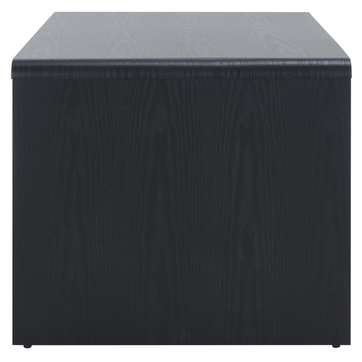 SAFAVIEH Home Collection - Arsenio Coffee Table, Black Finish with Lower Shelf (COF3100B)