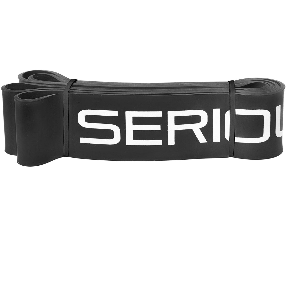 SERIOUS STEEL FITNESS Assisted 41" Pull-Up Band, Resistance & Stretching, Powerlifting & Pull-ups (#5 Black - Single Band)