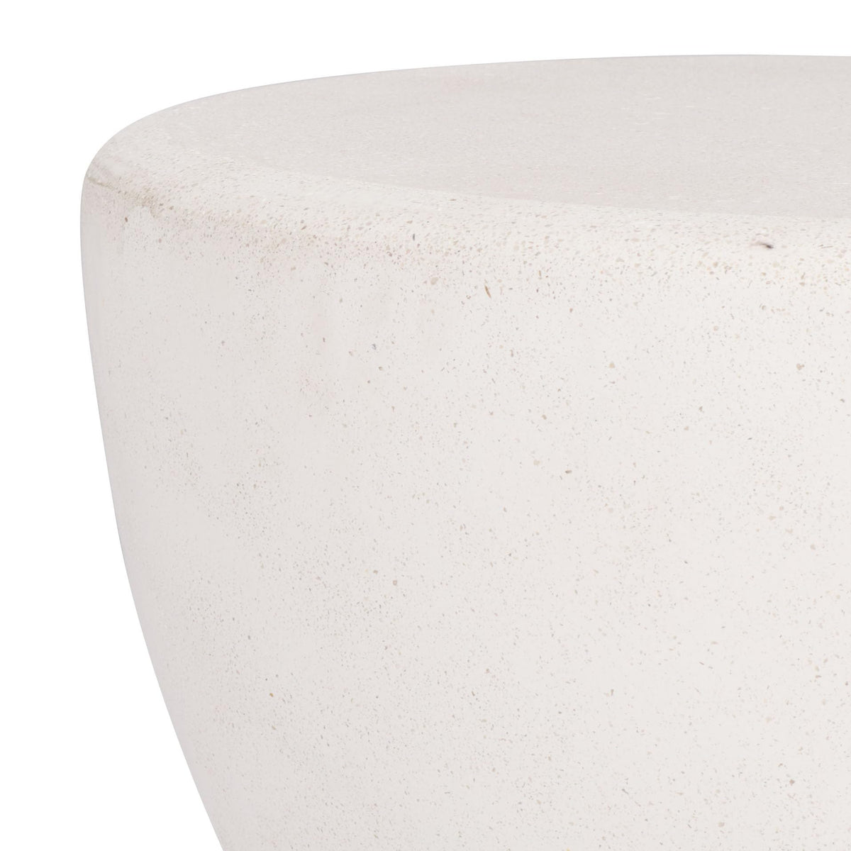SAFAVIEH Couture Collection Henrietta Contemporary Ivory Concrete Accent Table (Fully Assembled)