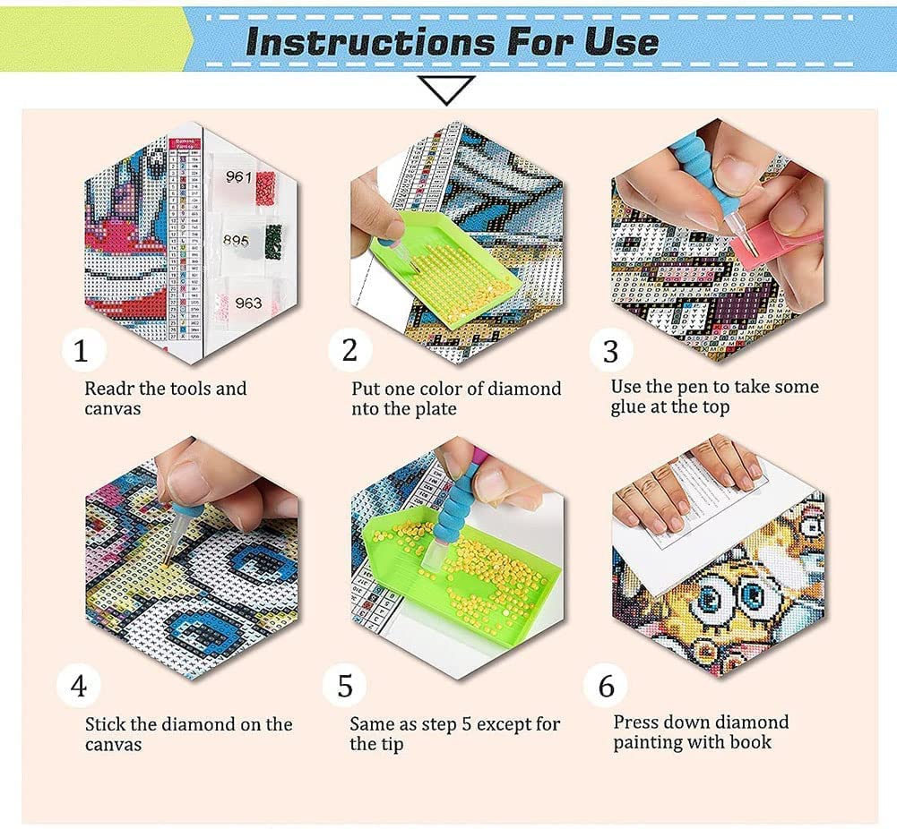 DIYPAINTING DIY 5D Diamond Painting by Number Kits for Adults and Kids Wizard of Oz 16x20 Painting Cross Stitch