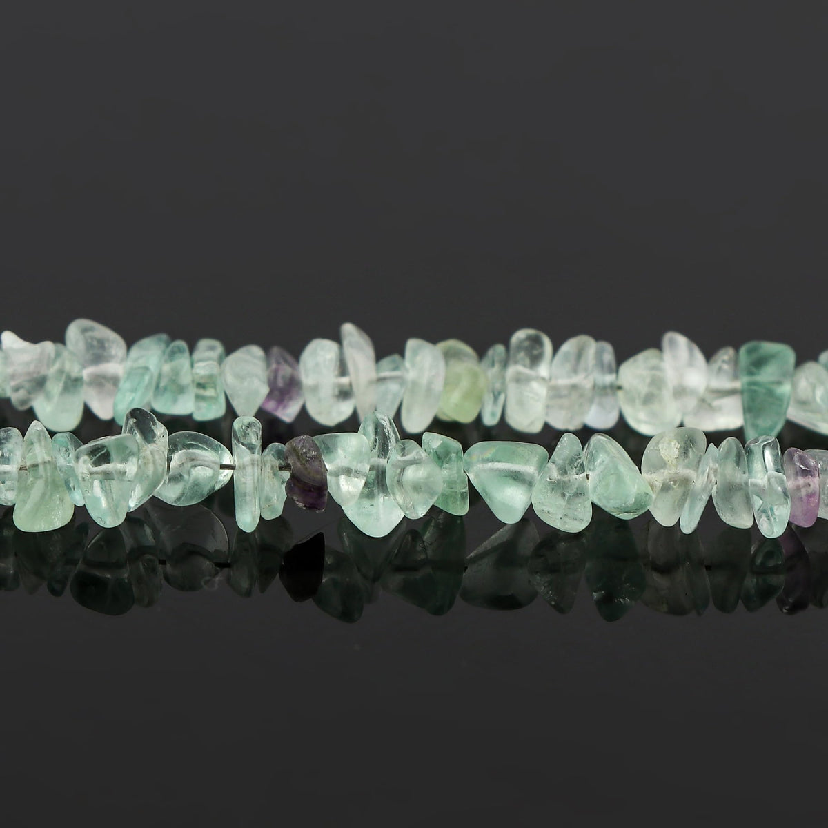 CRYSTALIS 2pcs Natural Fluorite Gemstone Connector with Loops, Uncut Chips Nuggets Beads, Healing Crystals, Jewelry Making Supply, Keychains, Hanging Accessories, DIY Ideas, Strands, Crafts, 4" inch