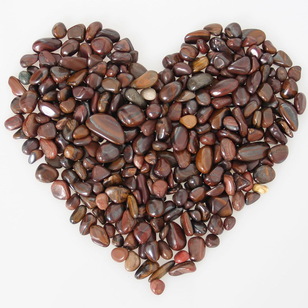 1.1lb Natural Crushed Red Tiger's Eye Crystal Tumbled Chips-Healing Crystals Chips Bulk, Crushed Crystal Gemstones for Crafts, Beautiful Package for Gift (Red Tiger's Eye)