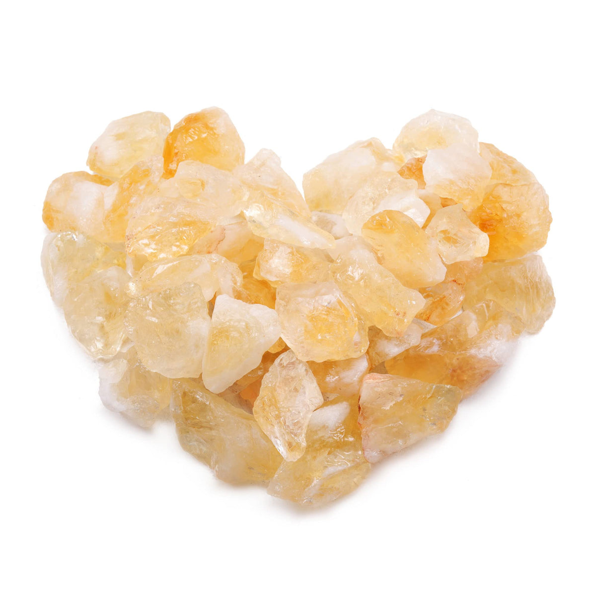 Jovivi Bulk Natural Citrine Healing Crystals Rough Stone Large 1" Raw Rock Crystals for Tumbling, Cabbing, Decoration, Wire Wrapping, Wicca & Reiki - 0.5 lb