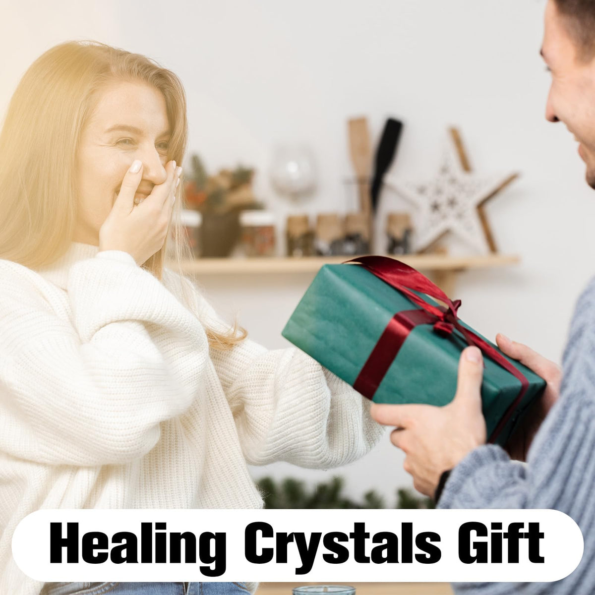 24 PCS Crystals and Healing Stones - Healing Crystal Chips for Witchcraft Supplies Witch Stuff Witch Gift for Beginners Reiki Crafts for Energy Balancing Meditation Therapy