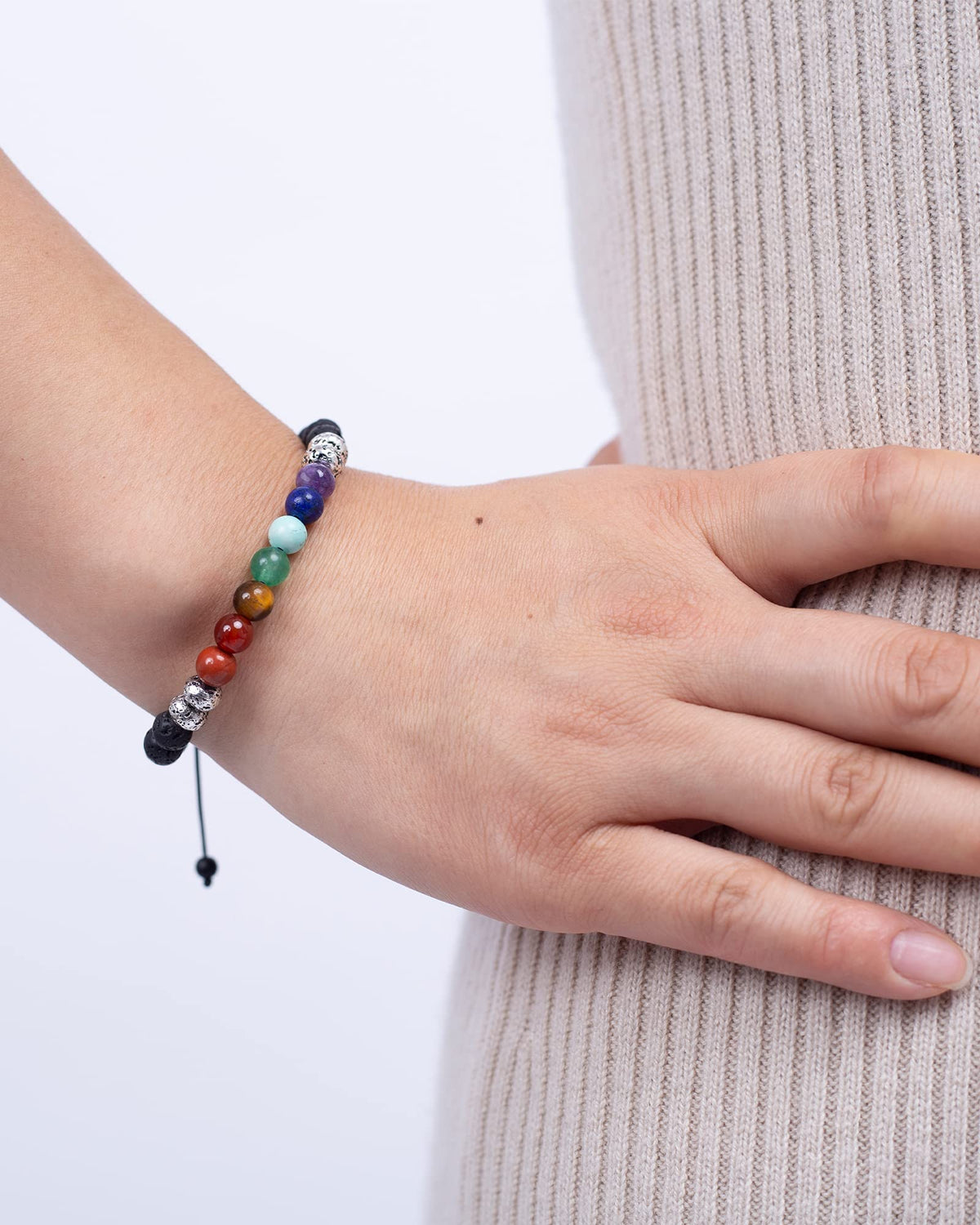 MIDDLUX Anxiety Relief Items, Chakra Bracelets, Crystals and Healing Stones, 7 Chakras Healing Crystals handmade bracelets, Yoga, Meditation, Stress Relief Gifts