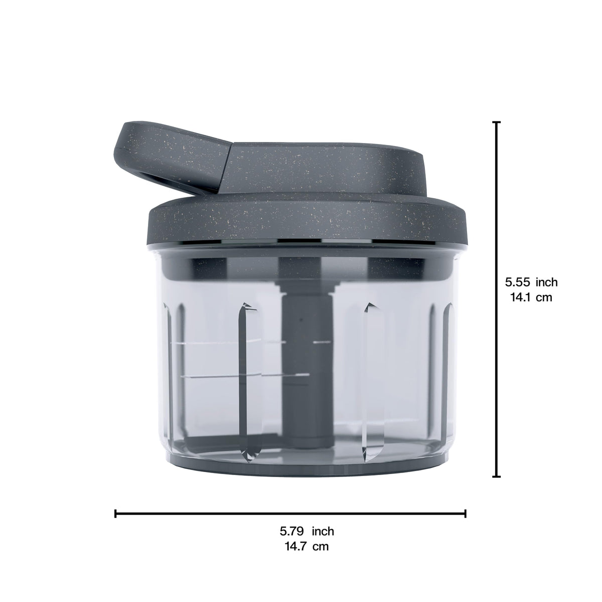 Zyliss Easy Pull Food Chopper and Manual Food Processor - Hand-Held Slicer & Dicer for Fruits & Vegetables - Easy Pull Manual Food Chopper - Cooking Gadgets & Kitchen Essentials - Easy Pull 3.0