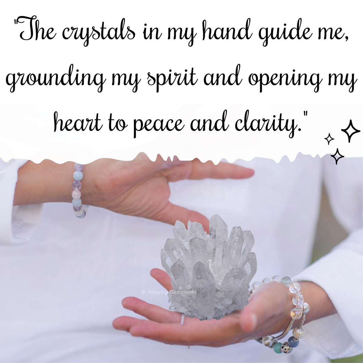 Amazing Gemstone Large Clear Quartz Crystal Cluster Points for Meditation, Home Decor and Gift - Natural Quartz Crystals and Healing Stones for Enhance Energy with Large Crystals Points
