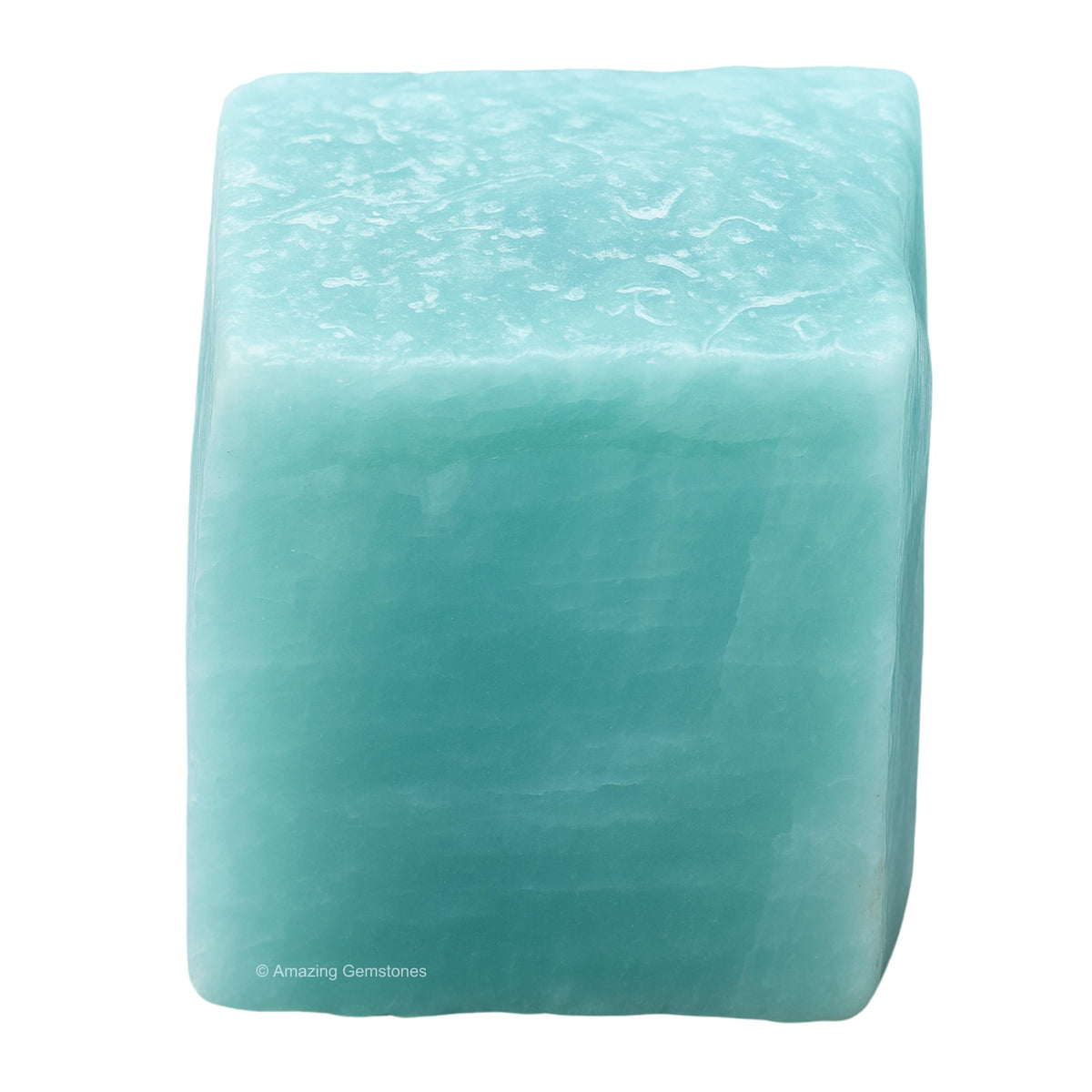 Amazing Gemstone Amazonite Raw Crystals and Healing Stones, Natural Rocks for Tumbling and DIY Raw Stones and Crystals (1 Piece)