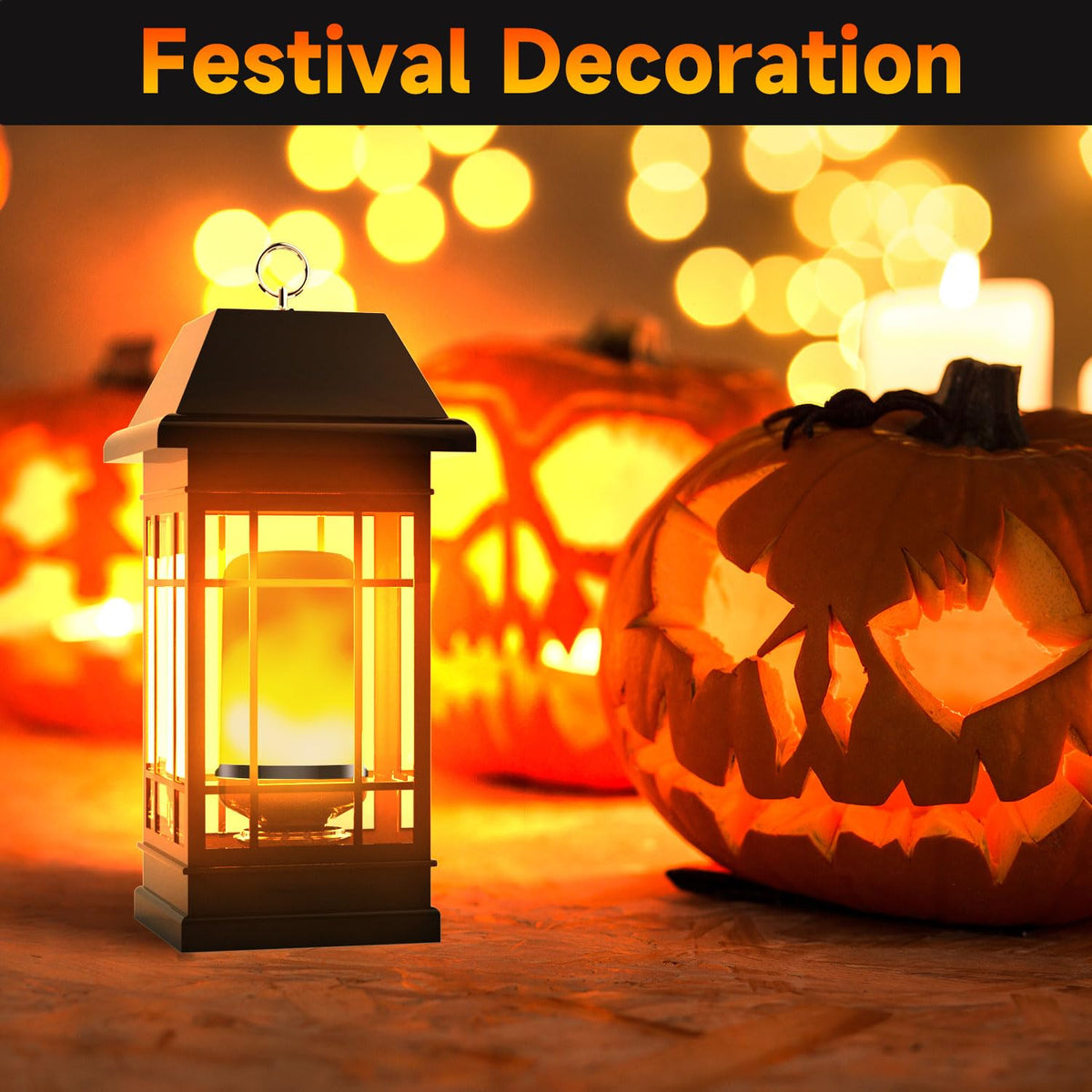 hyrion Flame Light Bulbs, Flickering Light Bulbs Outdoor, 4 Modes Fire Lightbulbs with Gravity Sensor, LED Flame Lights Bulb for Halloween Porch Christmas Indoor -4 Pack