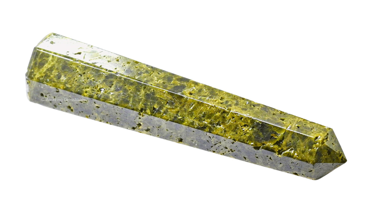 Amazing Gemstone Green Tourmaline in Matrix Crystal Towers - Natural Healing Crystal Point Obelisk for Reiki Healing and Crystal Grid (3" to 4" INCH)