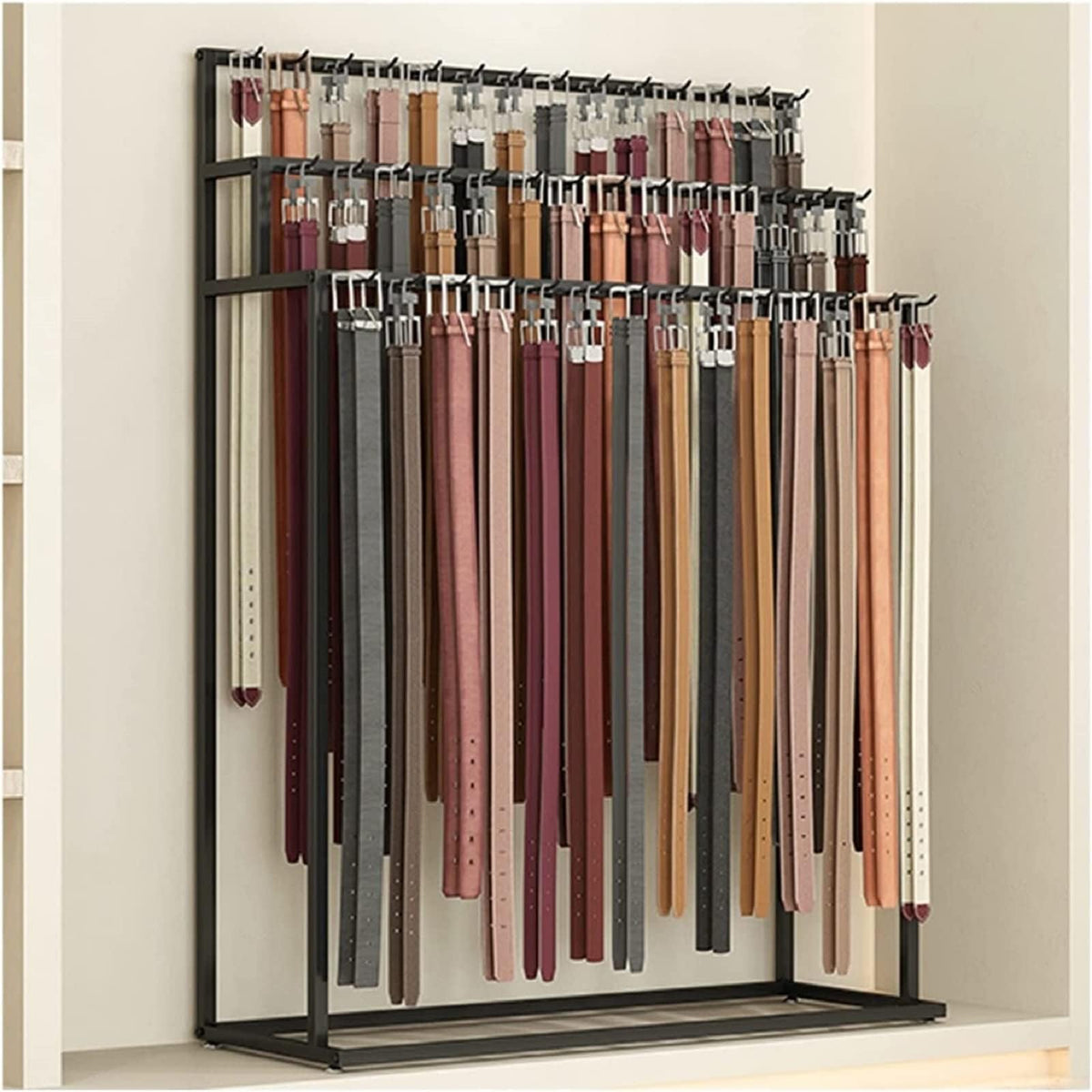 Mobile Rolling Clothes Rack with Wheels - Adjustable Commercial Hanger for Retail Boutique & Home Storage - Black 150x40x150cm - Portable Clothing Display Stand