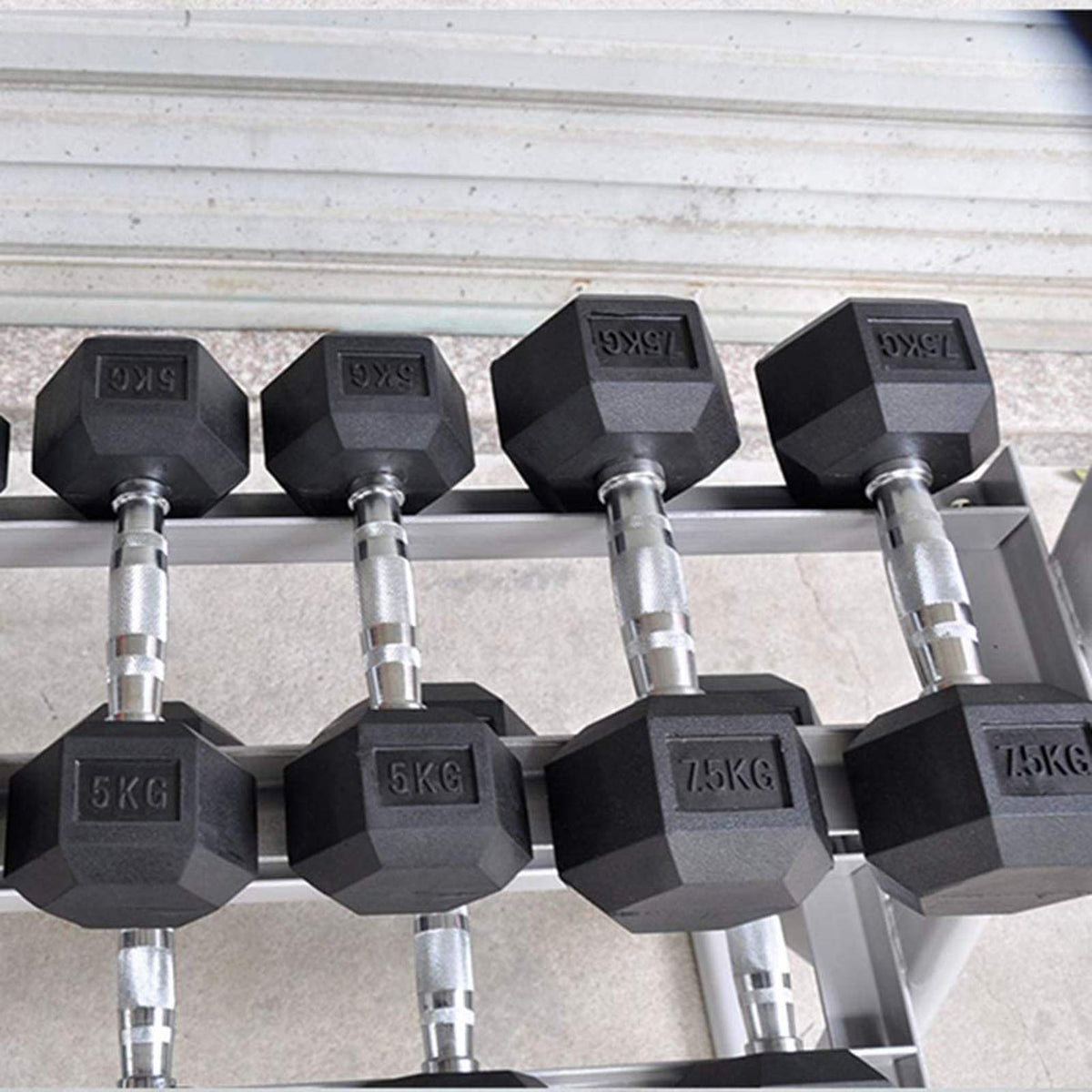 UMJIGF Dumbbell Rack/Home Commercial Fitness Equipment Storage Rack/Fixed Dumbbell Display Rack,Black,