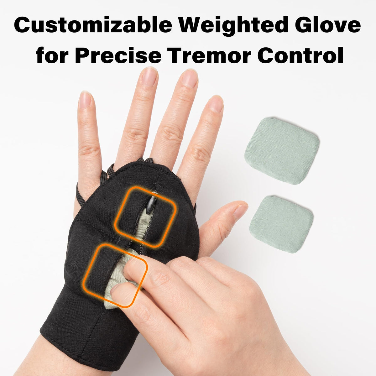 Noah Baby Weighted Gloves for Tremors, Wrist Weights for Hand Tremors and Parkinsons Patients, Steady Hand Adjustable Weighted Gloves