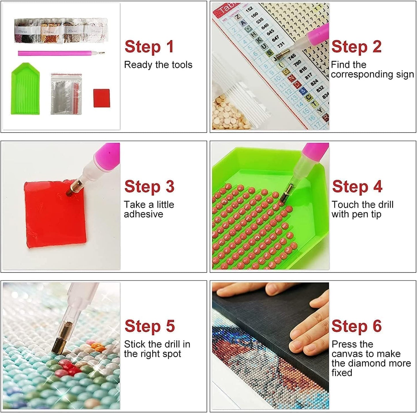 GOUOYANA Dragon Diamond Art Kits for Adults - 3 Pack, Full Drill Dragon Diamond Painting Kits for Beginners, DIY Full Rhinestone 5D Diamond dots (Gemstone Craft), Home Wall Decoration (12x16 inch)