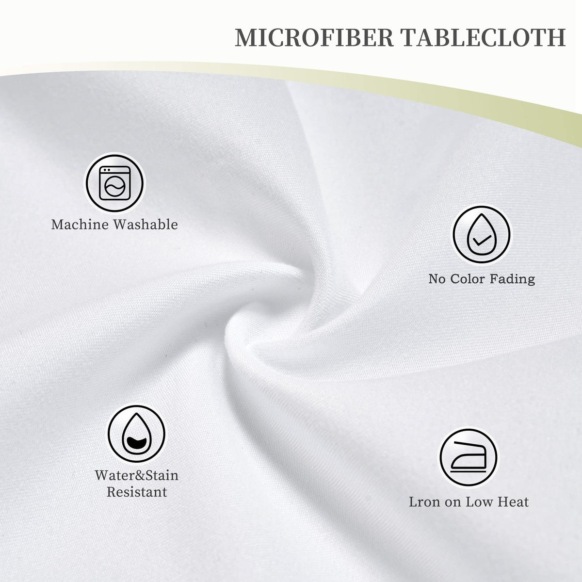 Ecixzyo Halloween Round Tablecloth 60 Inch Polyester Washable Table Cover Home Decor for Kitchen Dining Party Picnic