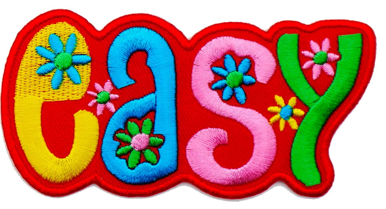 Love Iron on Patch Peace Iron on Patch Happy Sweet Easy Applique Valentine Emboidered Valentine Patch
