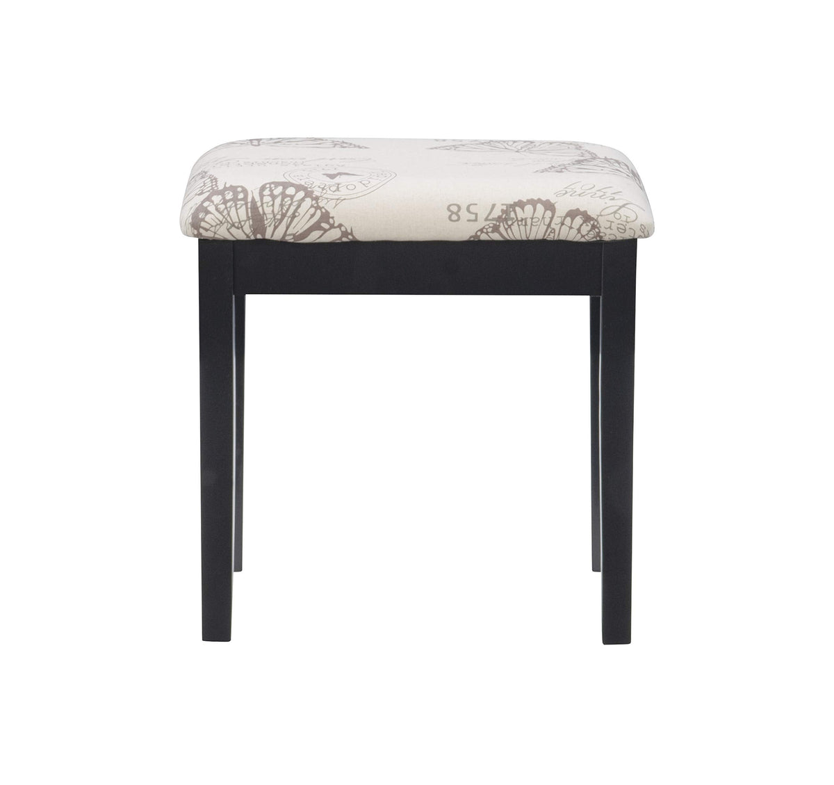 Linon Vanity Set, Black