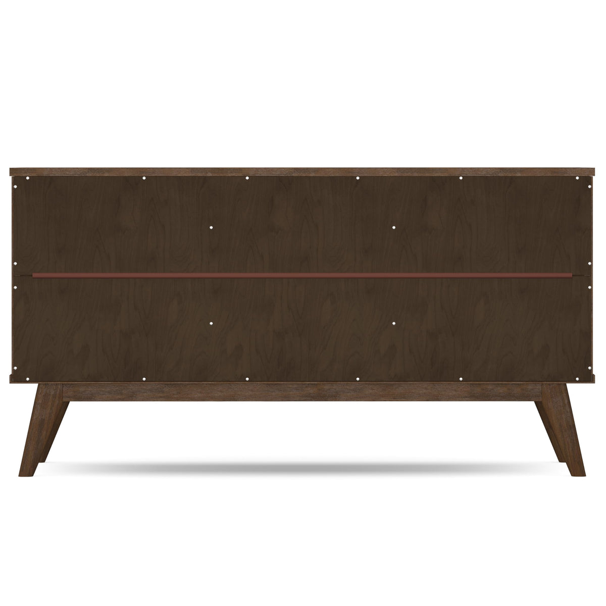SIMPLIHOME Clarkson Buffet - 60 inch Wide Solid Acacia Wood 3-Door Sideboard Buffet in Rustic Natural Aged Brown, Mid-Century Cabinet for Dining Room or Kitchen with Wine Storage and Open Shelf
