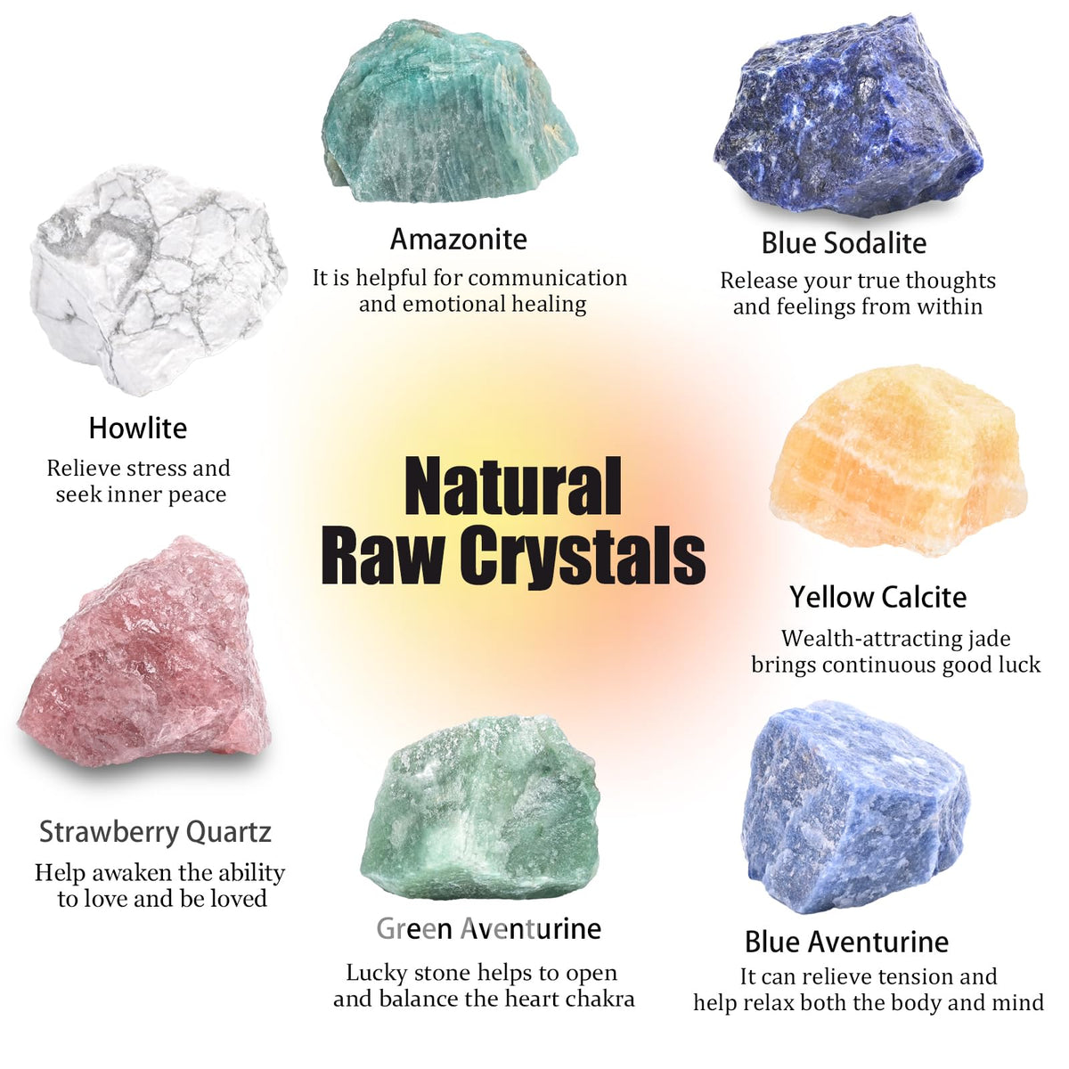 Howlite Raw Stones 1PC, Gemstones Raw Stones and Healing Crystals, Hand Carved Natural Pocket Raw Crystals for Decoration Tumbling, Garden, Home Decor(1.18"-1.97")
