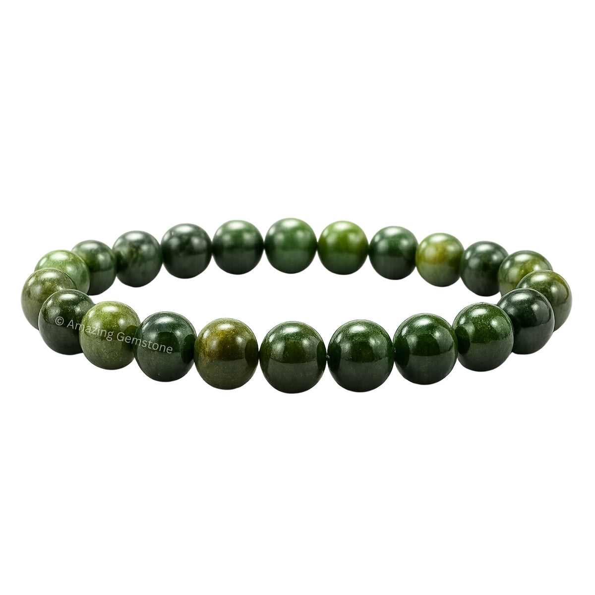 Amazing Gemstone Crystal Bracelet for Women Men's Gifts - Protection Healing Crystal Bracelet - 8mm Gemstone Beaded Stretchable Bracelet Pulseras Para Hombres Mujer Stocking Stuffers Mothers Day Gift (Chrome Diopside)