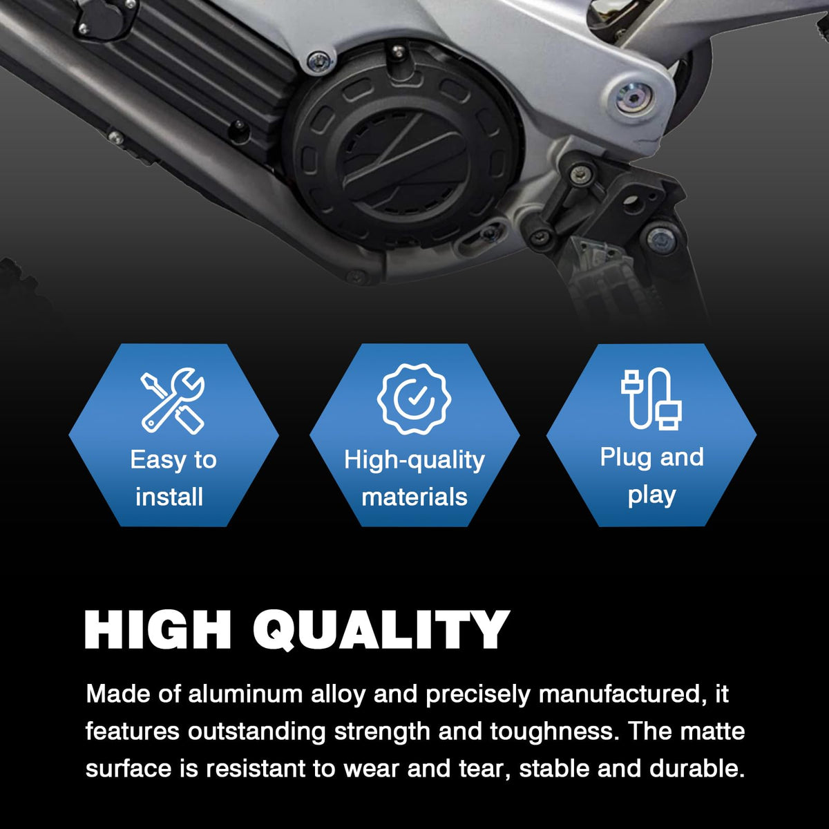 Electric Dirt Bike Foot Pegs Brackets Holder Kits Compatible with Talaria XXX X3 and Talaria XXX X3 PRO Footpeg Pedal Bracket Support