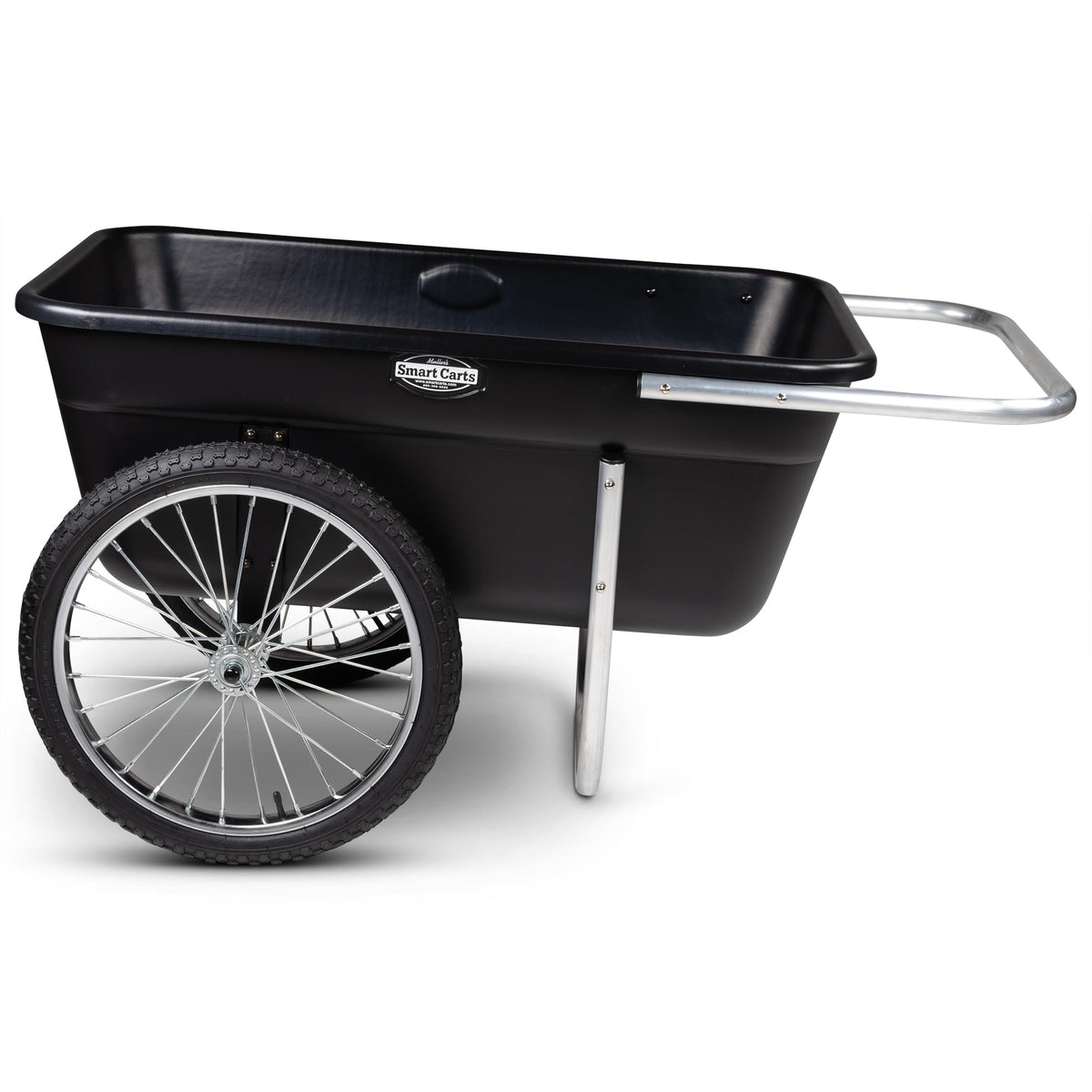 Smart Carts Premium Yard Cart - Strong, Lightweight, and Perfectly Balanced (20" Air Filled Wheels)