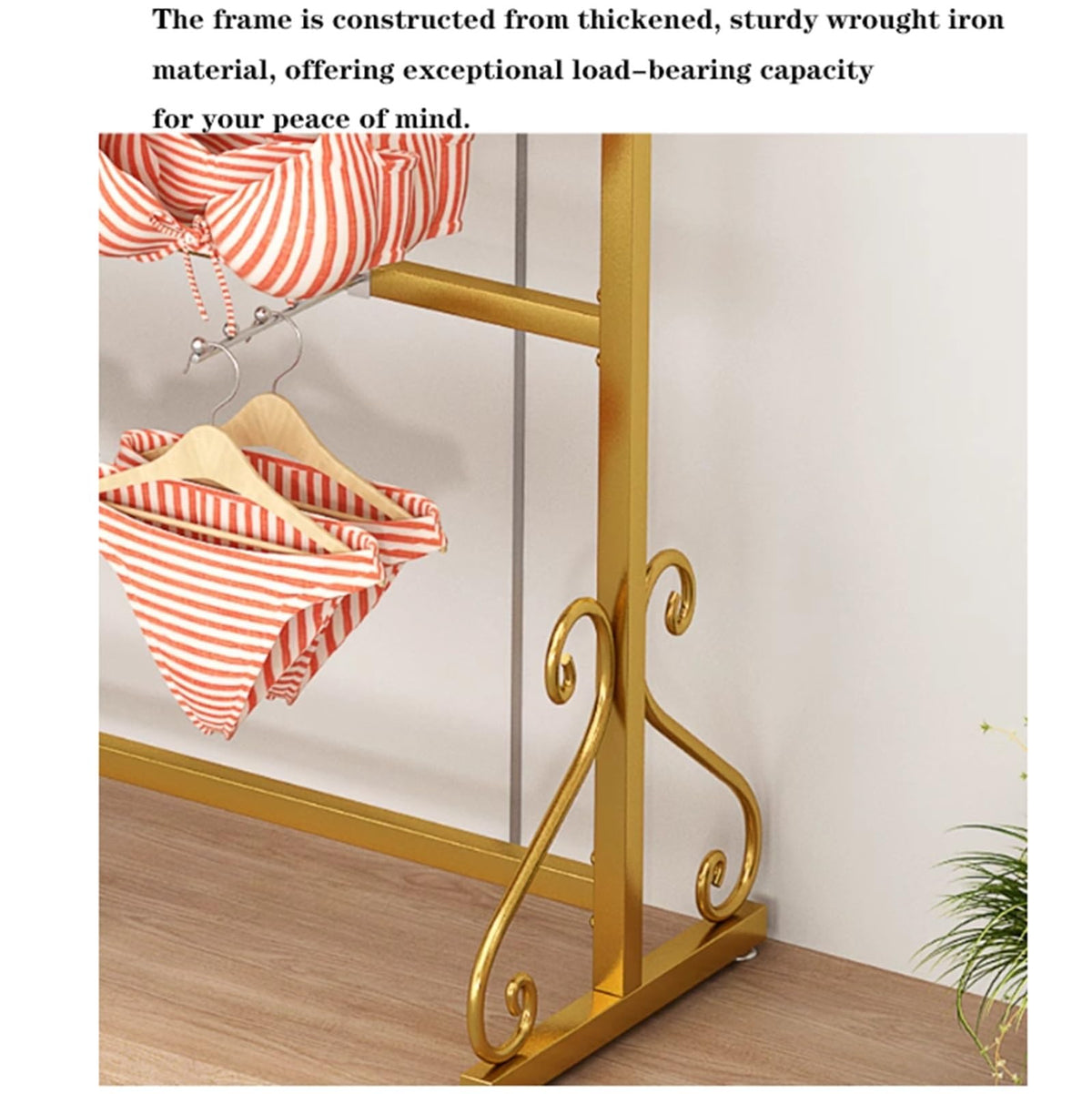 Clothing Store Boutiques Retail Lingerie Garment Rack, Metals, Underwear Display Stand, Commercial Shelves Clothes Rod, for Lingerie Socks Bra Panties Scarves(White,150 * 40 * 155cm)