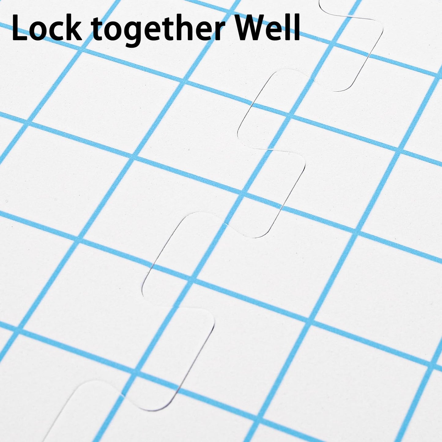 Suwimut 9 Pack Blocking Mats for Knitting & Crochet Projects, 12" x 12" Interlocking Blocking Boards, 0.75" Extra Thick Aligned Grid Knitting Mats with 100 T Pins and Storage Bag