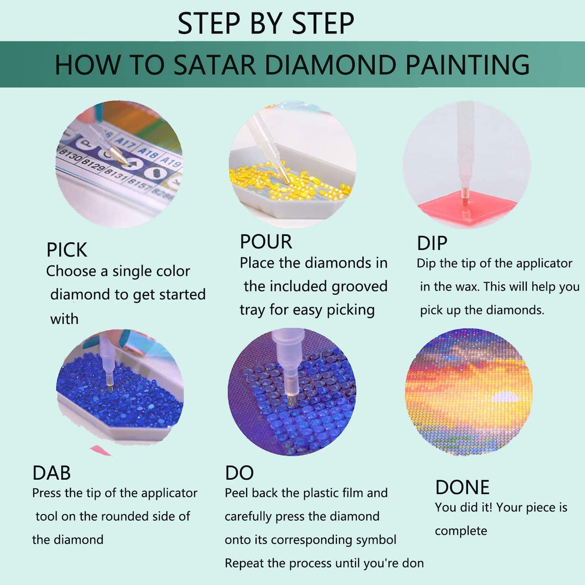 YALKIN 5D Diamond Painting Kits for Adults DIY Large Castle Full Round Drill (35.5x15.7in) Embroidery Pictures Arts Paint by Number Kits Diamond Painting Kits for Home Wall Decor