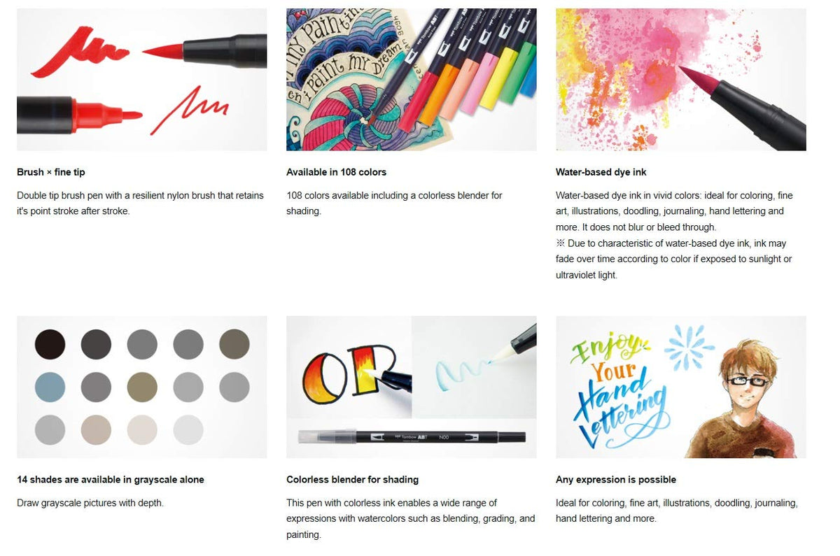 Tombow Dual Brush Pen, ABT, No. 346 (AB-T346)