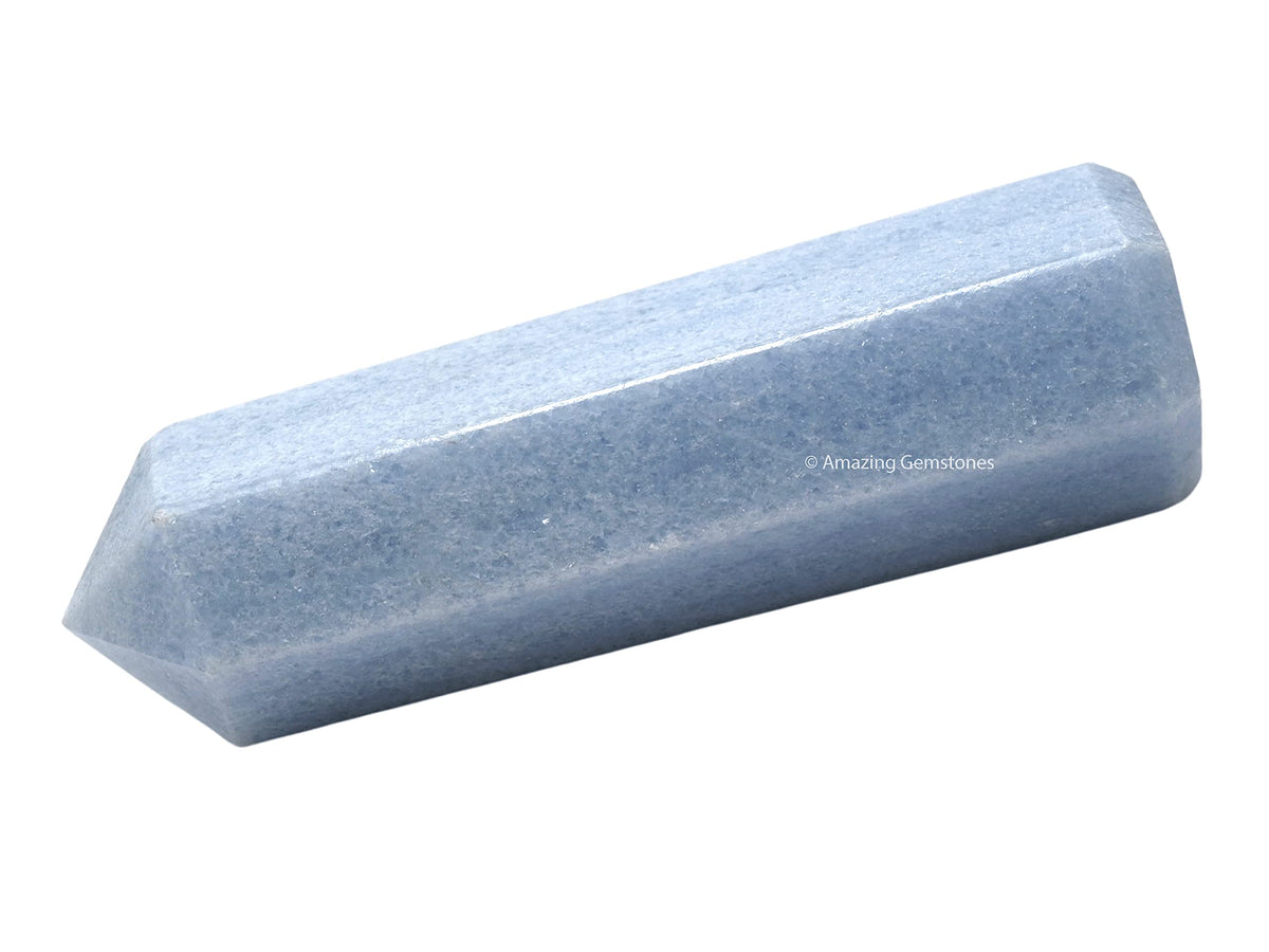 Amazing Gemstone Large Blue Calcite Celestite Crystal Towers ~ Natural Healing Crystal Point Obelisk for Reiki Healing and Crystal Grid (5.5 to 6 INCH)