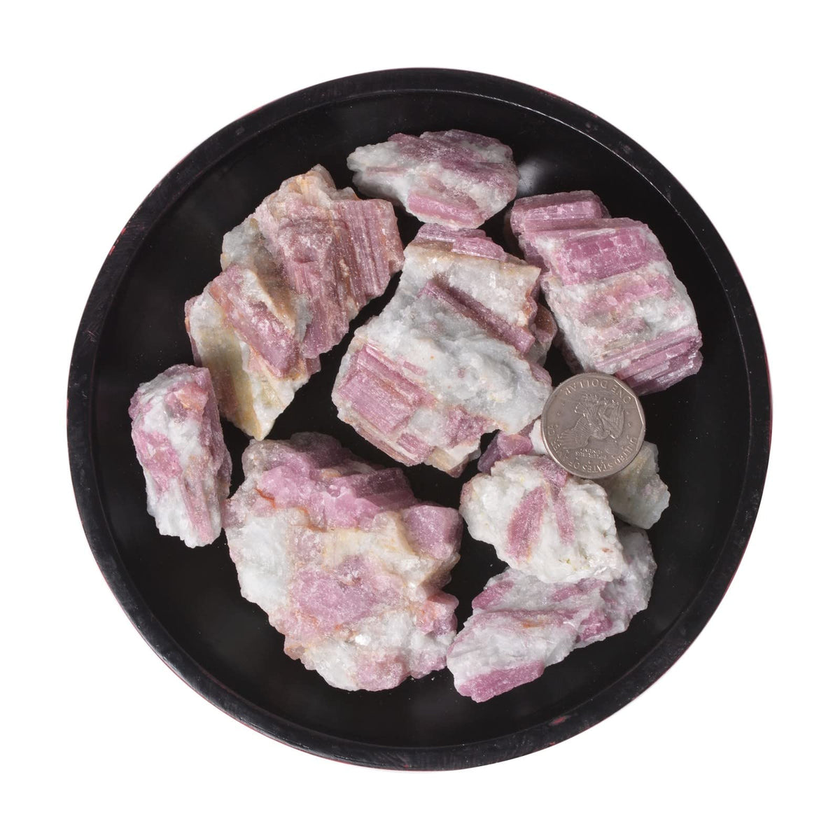 Justinstones 1/2LB Large Raw Pink Tourmaline Natural Crystal Healing Stones Rock Collection