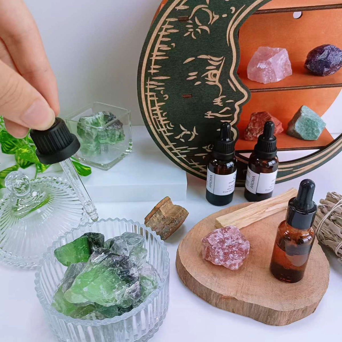 LAIDANLA 1lb 2" Fluorite Natural Rough Stones Crystal Large Raw Crystals Bulk Healing Gemstones for Reiki Healing Tumbling Fountain Rocks Wire Wrapping Decoration Cabbing Lapidary