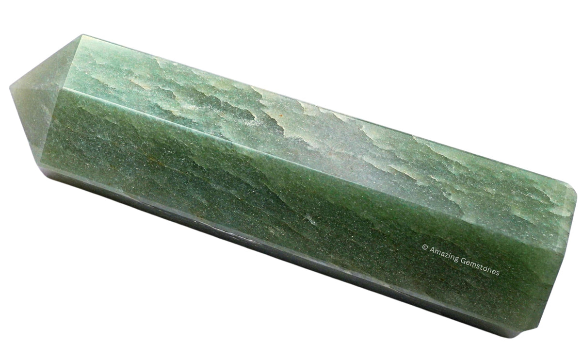 Amazing Gemstone Large Green Aventurine Crystal Towers ~ Natural Healing Crystal Point Obelisk for Reiki Healing and Crystal Grid (5.5 to 6 INCH)