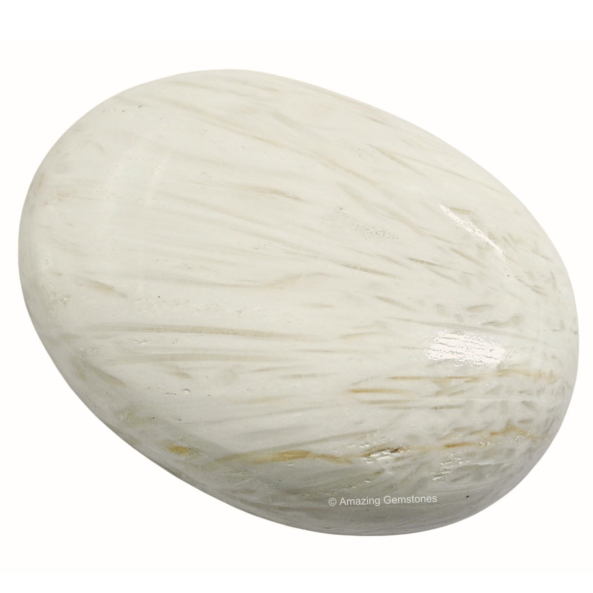 Amazing Gemstone Scolecite Crystals and Healing Stones - Extra Large Palm Stone Crystals Piedra - Crystal for Good Luck, Positive Energy, Meditation - Unique Stocking Stuffers Gifts for Women, Men